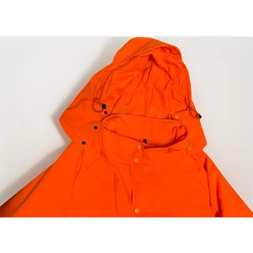 Vintage L.L.Bean Blaze Orange Hunting Jacket Men’s XL Field Coat Game Pockets - Picture 2 of 13